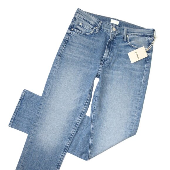 NWT Mother Rascal Skimp in Punk Charming Straight Stretch Stretch Jeans 30 - Picture 5 of 10